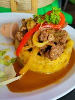Mofongo Relleno De Biftec